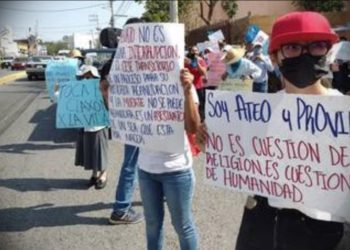 Providas se manifiestan contra legalización del aborto en Guerrero