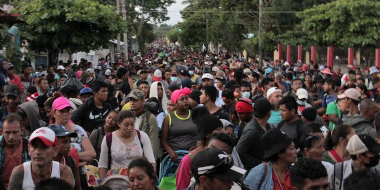 La caravana migrante se dirige hacia Tamaulipas