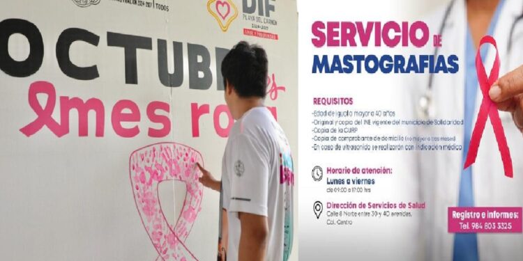 Mastografías gratuitas en Playa del Carmen: Requisitos y citas
